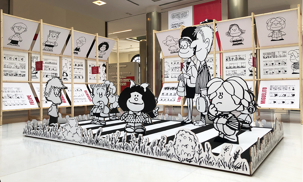 Exposición Quino y Mafalda